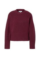 TOPSHOP Megztinis 'DAISY' tamsiai raudona