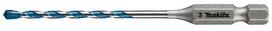 Grąžtas Makita TCT E-14934, medienai/metalas/keramikai, sraigtinis, hex, 3 mm x 9 cm