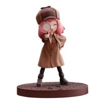 SPY×FAMILY Anya Forger as Detective Anime Action Figure Toys 13CM with box brown