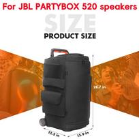 For JBL PARTYBOX 520 Speaker Storage Bag Double-Sided Speaker Carry Cover Anti-Slip Padded Speaker Protective Cover For 110/120