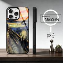 Edvard Munch The Scream Art   Phone Case For iPhone17,16,15,14,13,12,11 Plus,Pro Magnetic with Magsafe Wireless Charging iPhone17Air