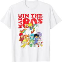 Made In The 80's Distressed Group Shot T-Shirt 2XL įvairiaspalvis