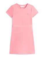 TOMMY HILFIGER Suknelė 'ESSENTIAL' tamsiai mėlyna / šviesiai rožinė / raudona / balta