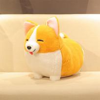 38/45/60cm Lovely Corgi Dog Plush Toy Stuffed Soft Animal Cartoon Pillow Cute Christmas Gift for Kids Kawaii Valentine Present 38cm yellow