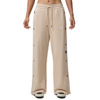 Nike Jordan Flight Fleece Soft Draping Comfortable Knitted Sports Pants Women bottoms IM6984-272 XL beige