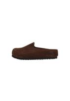 BIRKENSTOCK Šlepetės 'Amsterdam' tamsiai ruda