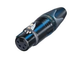 NEUTRIK NC4FXX-B XLR connector, 4-pin female gray