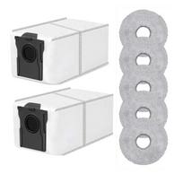 Dust Bags for Dreame Aqua10 X50 X40 L20 L40 Ultra, L50 L40s L10s Pro Ultra, L10s Ultra Gen2, S20 Ultra,Mova V50 Ultra, E30 Ultra gray