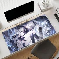 Game Arknights Endfield Tangtang Mouse Pad Non-slip Rubber Gamer Balance Computer Mat Decoracion Deskmat Laptop Office Large 30cmx60cm black