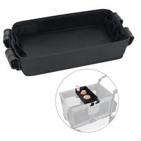 Double Sided Trolley Tray Outdoor Camping Cart for Travel Hotel Picnics 18cmx38cm 22cmx52cm
