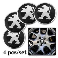 4 vnt. Automobilio emblema Ratlankio centrinio dangtelio lipdukas Ratlankio ženklelio dangtelis Peugeot 307 2008 3008 206 508 107 207 208 308 406 407 408 5008 gray