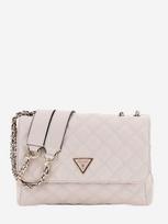 GUESS Rankinė su ilgu dirželiu 'Cruise Vibe Top Zip' ruda