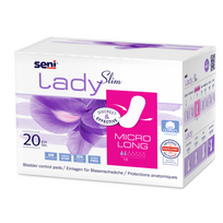 SENI LADY SLIM Micro Long urologiniai įklotai moterims, 20 vnt.