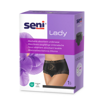 SENI LADY skalbiamos, sugeriančios kelnaitės moterims, M, juodos, 1 vnt.