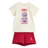 ADIDAS SPORTSWEAR Treniruočių kostiumas 'Adidas x Marvel Spider-Man' tamsiai mėlyna / rubinų raudona / vilnos balta