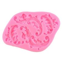 European Relief Silicone Molds Cake Border Fondant Mold Cake Decorating Tools Chocolate Cupcake Topper Candy Polymer Clay Moulds pink