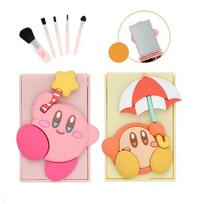 SHOBIDO - Kirby Mini Makeup Brush Set with Mirror (Set of 5) Waddle Dee (60 x 81 x 22mm)