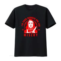 Misery Stephen King 1990 T Shirt 90s Horror Retro Movie Vintage Lover Im Your Number One Fan Design vintage Washed Versatile 4XL red