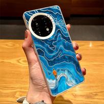 For OnePlus 15 13 13T 13R Ace 6 6T / Ace 5 Pro Nord 5 Ace 3/2 2V Phone Case /Micro Frosted /Hard Back Soft Border / 1+ 12/11 Shockproof Cover Note Phone Model blue