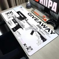 CSGO Anime pelės kilimėliai XXL PrintStream Žaidėjo pelės kilimėliai x Didelis pelės kilimėlis Žaidėjo neslystantis guminis Įmonės Ilgas stalo kilimėlis 900x400x3mm