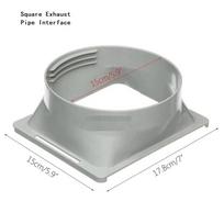 Adjustable Portable Air Conditioner Window Kit Slide Plate Wind Shield  Window Adapter Connector Air Conditioning Accessories Square  Interface