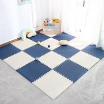4~20Pcs Puzzle Fitness Mat, Eva Interlocking Foam Floor Tiles for Home Gym, Home Gym Equipment Mat, Non-Slip Floor Mat for Kids 4PCS white