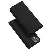 Originalus Dux Ducis PU odos dėklas iPhone 17 Air 16 15 14 Plus13 12 Pro Max Xs Se2 Coque, prabangus plonas atverčiamas piniginės tipo telefono dėklas iPhone 13 Pro juoda