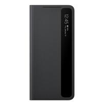 Vertikalus veidrodinis skaidrus telefono dėklas Samsung Galaxy S21 Ultra 5G telefonui, Smart View atverčiamas dėklas, išmanus telefono dėklas S21 Ultra 5G Without Pen violetinė