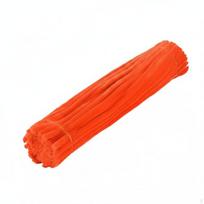 Extra Thick Chenille Stems for DIY Crafts, Kindergarten, Flower Arranging red