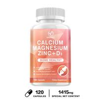 XEMENRY Calcium Magnesium Zinc with Vitamin D3 Capsules 120pcs — Bone Health, Mineral Support, Daily Wellness 120*1