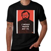 Slavoj Zizek I Would Prefer Not To Tshirt Sporty Casual Quick Dry Tshirt M brown