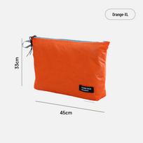 Ultra-Light Waterproof Silicone-Coated Multifunctional Travel Toiletry Bag red