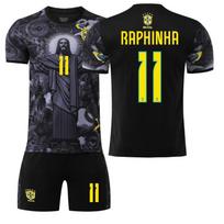 Brazilijos nacionalinės rinktinės atminimo marškinėlių komplektas Nr. 10 Neymar Ne. 7 Vinicius Rodrigo Futbolo apranga 3XL