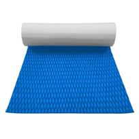580x1200x5mm EVA Traction Foam Surfboard Jet Skis Pads SUP Paddleboard Boat Deck Sheet Anti Skid Watercraft Water Sport Flooring mėlyna