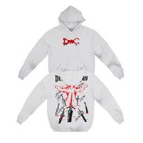 Classic Game Devil May Cry Graphic Printed Hoodie Men Women Oversized Streetwear Pullover Hoodie Sweatshirts Pullover Tracksuit Female Male Clothing M white