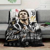 Alessandro Del Piero Juventus Legendos Spaudinio Vilnos Antklodė, Minkšta Šilta Antklodė Sofai Lovai Futbolo Gerbėjo Dovana 80cm x 120cm white