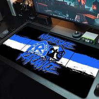 Ruch Chorzów Mouse Pad Large Gaming Table Cushion Non-slip Laptop Tablet Big Mousepad XXL Mat Mini PC Playmat With Lock edge_xia 30cmx60cm(11.8x23.6inch) blue