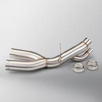 For S1000R S1000RR, racing line exhaust, original position, Middle link pipe, 2017-2018 a gray