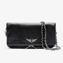 Exquisite French-style crossbody bag for women, trendy messenger bag with Spanish diamond chain 20cm Max Length 30cm juoda