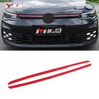 Car Led Red Stickers Car Sticker Headlight Decal Headlight Stickers For Car For vw golf 8 mk8 accessory grille decal red black