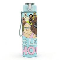 1PC Big Lez Show Colorful 750ml sports water bottle leakproof straw lid outdoor office home
