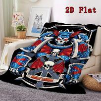 Warhammer 40K 2D Flat Pattern Flannel Blanket High quality All Seasons Warmth and Comfort Perfect for Christmas Gifts.SMT0917577 80cm x 120cm gray