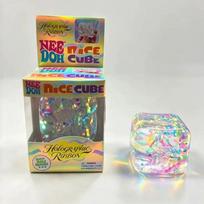 2026 Schylling Needoh Nice Cube Sensorinis Fidget kubas Streso mažinimo Nerimo Sensorinis įrankis Dėmesiui ADHD Biuro stalas Raminantis prietaisas Boxed gray