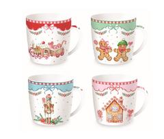 EASY LIFE porcelianinis puodelis "Sweet Christmas", 350 ml