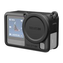 Telesin silikoninis apsauginis dėklas DJI Osmo Action 6 kamerai, juodas