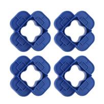 Deck Gasket 1 Spacer Tool 4-in-1 Multi-Size Floor Spacers Hardwood Floor Spacing 4pcs mėlyna