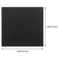 10Pcs 2Mm Acrylic Sheet for DIY Crafting Painting Drawing Stickers Art Projects Home Decor Photography Display Elegant Craft black