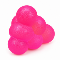 Antistresinis squishy kubas, minkštas cube žaislas - rožinis