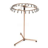 Holder Creative Women Rotating Girls Ring Display Holder Display Stand Jewelry Storage Rack Desktop Organizer Home Decoration bronza