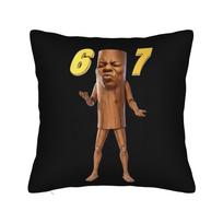 Surreal Italian Brainrot Meme Selfie Tung Tung Tung Sahur  Pillowcase Cushion Cover Decoration  Pillow Case Cover Home Zipper 30cmx30cm(12x12Inch)